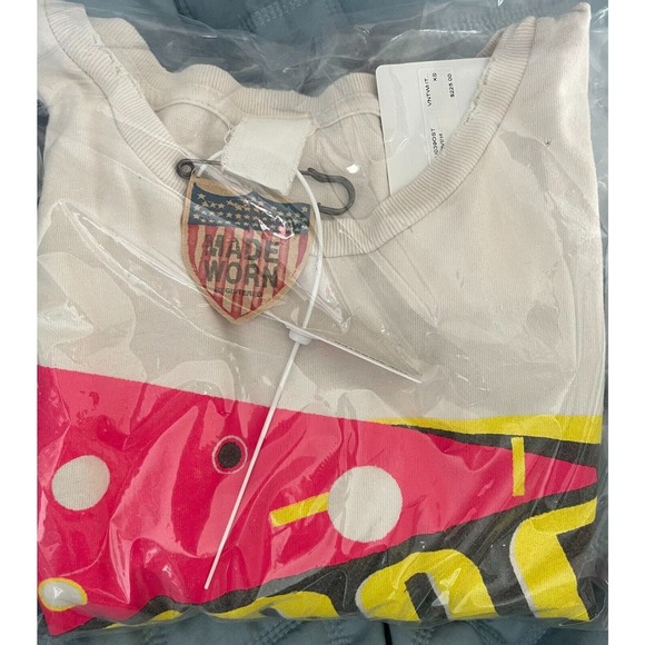 Madeworn Shirt Adult XS 2PAC Tupac Oversized Multicolor Stretch NWT - Picture 5 of 7